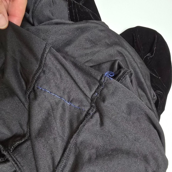 Urban CoCo‎ Maxi Dress Womens Small Black Velvet Goth Witchy Festival Medieval - Picture 9 of 16